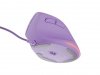 Natec Mysz wertykalna CRAKE 2 PRO 128000DPI optyczna lawendowa